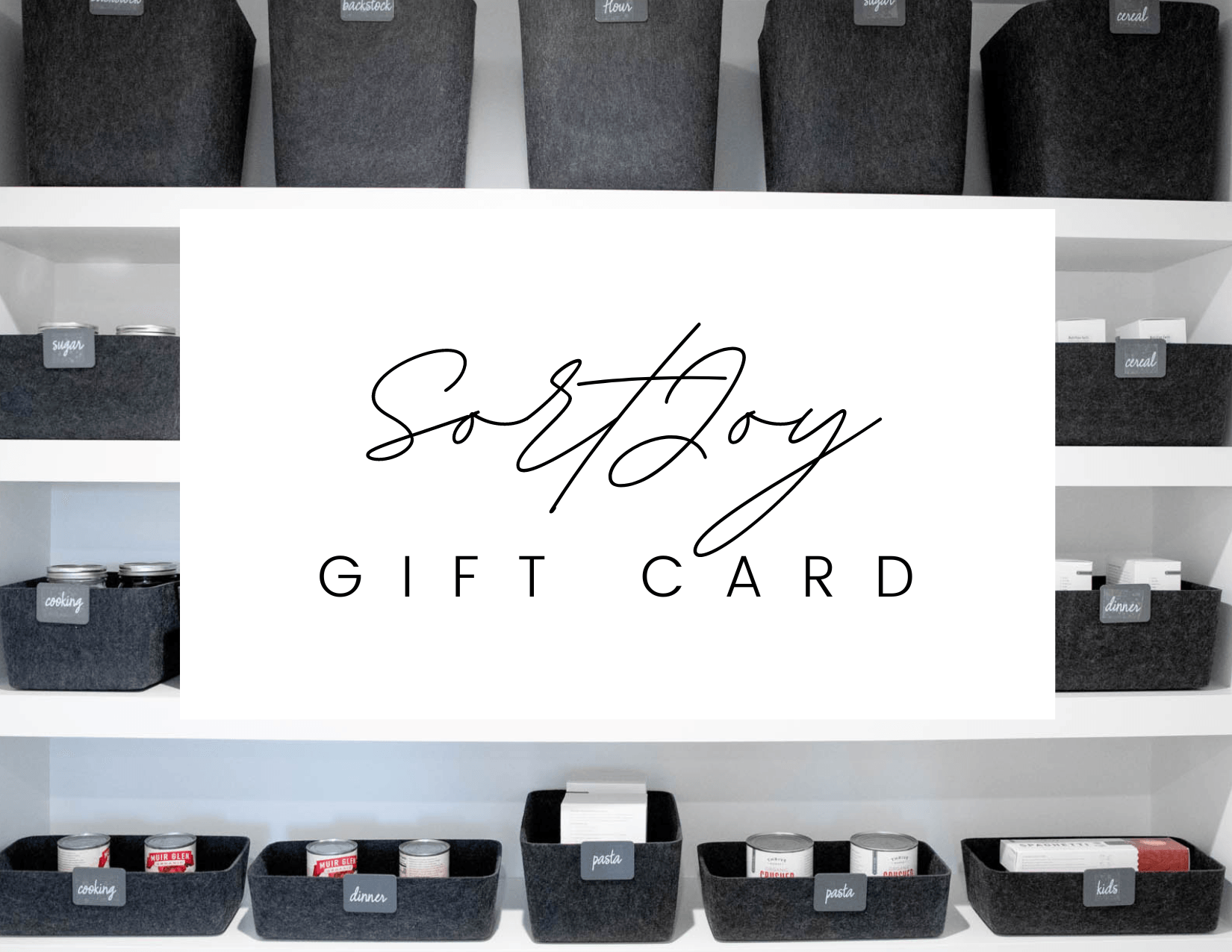 SortJoy Gift Card